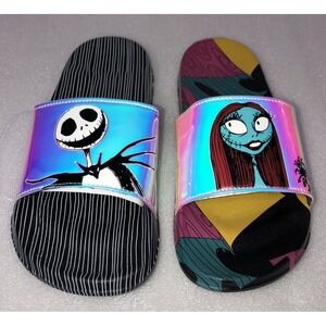 Ground Up The Nightmare Before Christmas Jack And Sally Slides‎ Women's Size 8